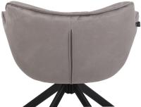 Stuhl Westport Samt grau 