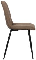Stuhl Dijon Stoff braun 