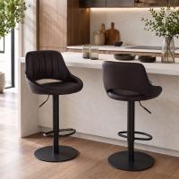 Barhocker HD Milet B Kunstleder braun Barhocker HD Milet B Kunstleder braun