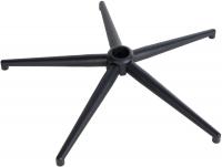 Fußkreuz eckig 65 schwarz 