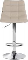 Barhocker Jerry Stoff chrom creme 