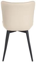 2er Set Stühle Largo Kunstleder creme 