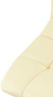 4er Set Esszimmerstuhl Antibes Kunstleder creme 