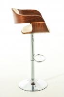 2er Set Barhocker Kingston Kunstleder walnuss/creme 