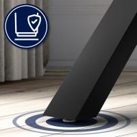 Tischbeine Finney 180x80x72 schwarz Tischbeine Finney 180x80x72 schwarz