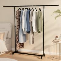 Klappbare Kleiderständer Soran 150x50x188 schwarz 