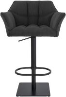 Barhocker Damaso B Cord dunkelgrau 