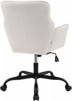 Bürostuhl Amado Samt creme 
