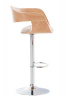 2er Set Barhocker Kingston Stoff natura/creme 