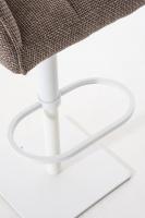 Barhocker Damaso W Stoff terrabraun 