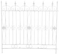 4er Set Gartenzäune Mangold antik weiß 4er Set Gartenzäune Mangold antik weiß