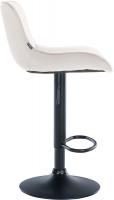2er Set Barhocker Vonore Samt schwarz creme 