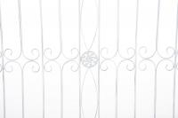 Gartenzaun Mangold antik weiß 