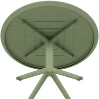 Tisch Sky rund 105 cm oliv 