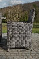 Stuhl Fontana / Sankt Marlo Cremeweiss 5mm grau-meliert 