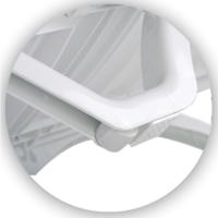 4er Set Sonnenliege Bahama weiß 4er Set Sonnenliege Bahama weiß