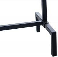 Kleiderständer Melva 120x38x120 schwarz 