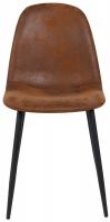 Esszimmerstuhl Napier Vintage Kunstleder braun 