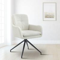Esszimmerstuhl Pickett Stoff creme 