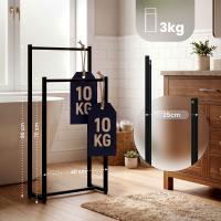 Handtuchhalter Taunton schwarz 
