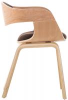 2er Set Stühle Kingston Stoff natura/braun 