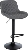 Barhocker Kasson Kunstleder grau 