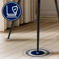 Esszimmerstuhl Jaysie Samt schwarz 