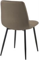 2er Set Esszimmerstuhl Tilde Samt taupe 