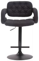 Barhocker Dublin STOFF schwarz schwarz 
