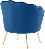 Stuhl Rosita Samt blau 