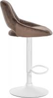 2er Set Barhocker Milet Samt W braun 