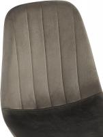 4er Set Esszimmerstuhl Baxter Samt anthrazit 