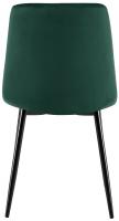 2er Set Esszimmerstuhl Clairton Samt grün