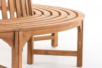 Baumbank Novum rund 250 cm teak Baumbank Novum rund 250 cm teak