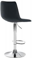 2er Set Barhocker Lex Samt Chrom schwarz 