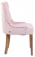 Esszimmerstuhl Aberdeen Samt antik-hell pink 
