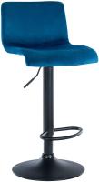 Barhocker Hover Samt B blau 