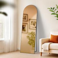 Spiegel Moline 160x50 cm schwarz-matt 