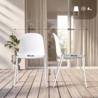 4er Set Stuhl Hardin weiß 4er Set Stuhl Hardin weiß