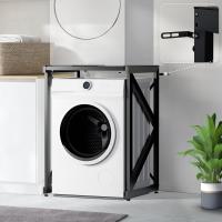 Waschmaschinenregal Caleb schwarz