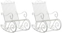 2er Set Schaukelstühle Smilla weiß
