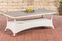 WPC-Tisch Pandora 160x80 perlweiß
