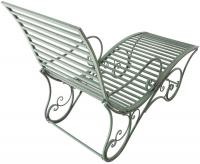 Gartenliege Amiens antik-grün 