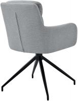 Esszimmerstuhl Somers Stoff hellgrau