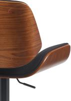 Barhocker Beverley B Stoff walnuss/schwarz 
