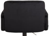 Barhocker Los Angeles Samt chrom schwarz Barhocker Los Angeles Samt chrom schwarz