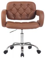 Arbeitshocker Dublin Kunstleder cognac 