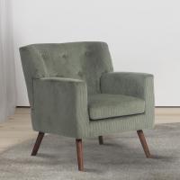 Sessel Kioni Cord grün