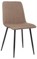 4er Set Stühle Dijon Stoff braun 