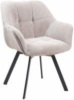 Esszimmerstuhl Jordi Cord braun 